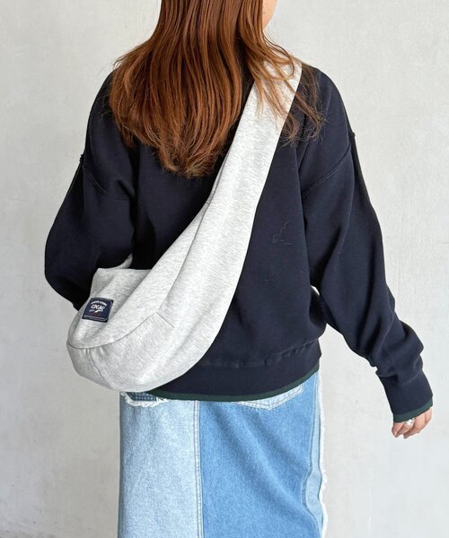 U.S. POLO ASSN.（ユーエスポロアッスン）の「【U.S. POLO ASSN.】フェイクレイヤードスウェットライクニット（ニット/セーター・レディース・ライトグレー/ネイビー/オレンジ/サックスブルー/チャコールグレー・FREE）」の22枚目の写真