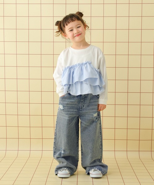 LEPSIM(レプシィム)の「【KIDS】アソートデニムストレートパンツ 640790(デニムパンツ・キッズ・グレー/ブルー/ブルー系その他・140/120/130)」の20枚目の写真