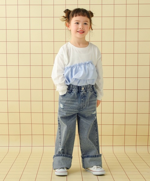 LEPSIM(レプシィム)の「【KIDS】アソートデニムストレートパンツ 640790(デニムパンツ・キッズ・グレー/ブルー/ブルー系その他・140/120/130)」の22枚目の写真