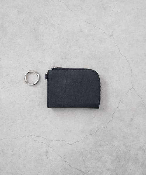 SENTI 】Dyneema Leather COMPACT ZIP WALLET / 超軽量ダイニーマ