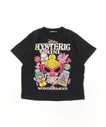 HYSTERIC MINI | HYSTERIC MINI IN WONDERLAND WITH GLITTER LOGO BIG Tシャツ(Tシャツ/カットソー)