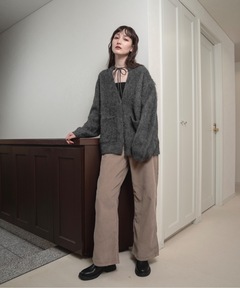 Melange Knit Cardigan（カーディガン/ボレロ）｜anuke（アンヌーク