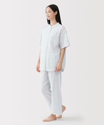 無印良品 | 婦人 脇に縫い目のない 薄手ガーゼ五分袖パジャマ(ルームウェア/パジャマ)
