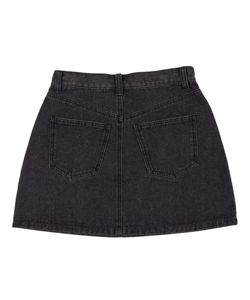 PUNYUS（プニュズ）の「台形デニムミニスカート（デニムスカート・レディース・ブラック/ライトブルー・2/1/5/4/3）」の5枚目の写真