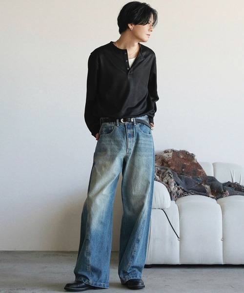 WYM LIDNM(ウィム バイ リドム)の「LEATHER WESTERN BELT(ベルト・メンズ・ブラック・M/L)」の20枚目の写真