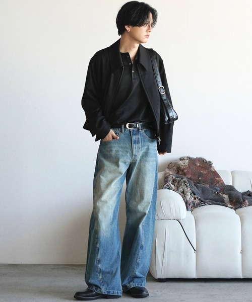 WYM LIDNM(ウィム バイ リドム)の「LEATHER WESTERN BELT(ベルト・メンズ・ブラック・M/L)」の17枚目の写真