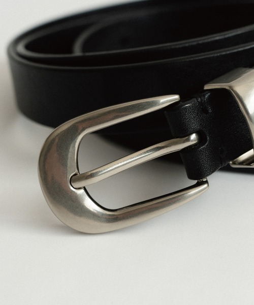 WYM LIDNM(ウィム バイ リドム)の「LEATHER WESTERN BELT(ベルト・メンズ・ブラック・M/L)」の5枚目の写真