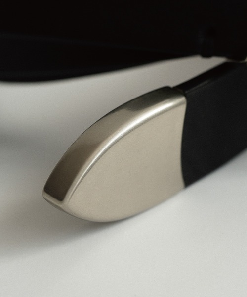 WYM LIDNM(ウィム バイ リドム)の「LEATHER WESTERN BELT(ベルト・メンズ・ブラック・M/L)」の3枚目の写真