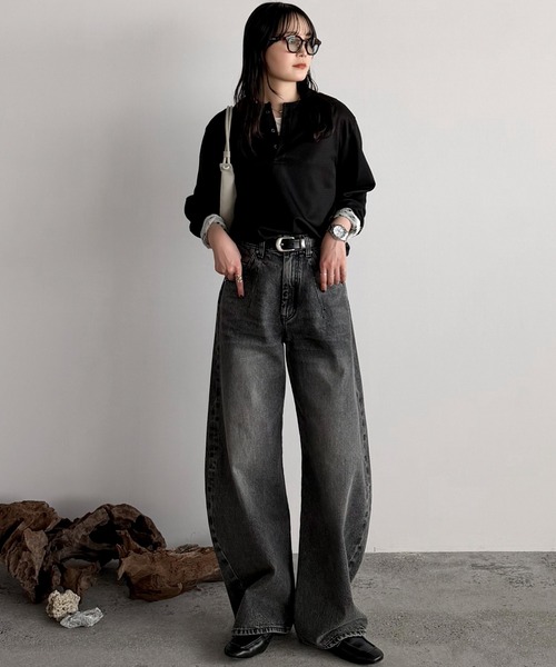 WYM LIDNM(ウィム バイ リドム)の「LEATHER WESTERN BELT(ベルト・メンズ・ブラック・M/L)」の10枚目の写真