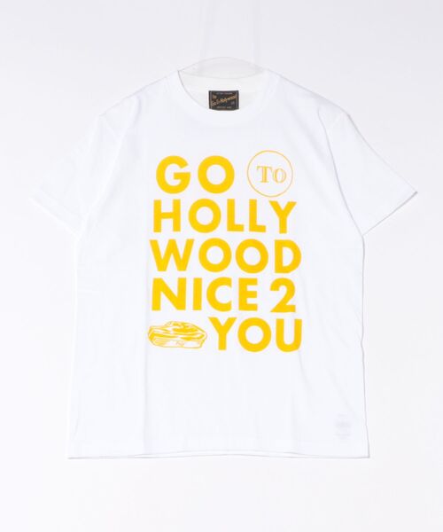 GO TO HOLLYWOOD(ゴートゥーハリウッド)の「NICE TO MEET YOU Tee(Tシャツ/カットソー・レディース・イエロー/ホワイト/ライトピンク/ブラック/オレンジ・L/M)」の3枚目の写真