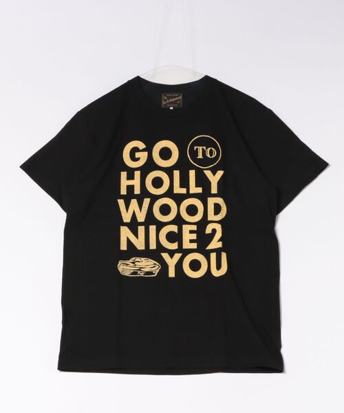 GO TO HOLLYWOOD(ゴートゥーハリウッド)の「NICE TO MEET YOU Tee(Tシャツ/カットソー・レディース・イエロー/ホワイト/ライトピンク/ブラック/オレンジ・L/M)」の2枚目の写真