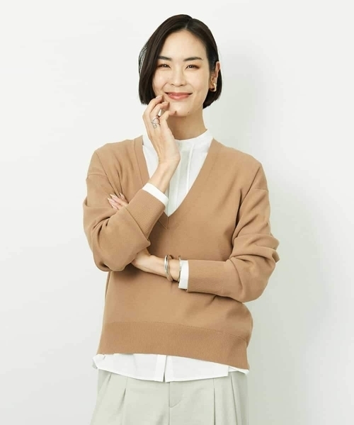新品1万円　ミッシェルクランのニット　セーター　40 MICHEL KLEIN - 新品1万円 ミッシェルクランのニット セーター 40の