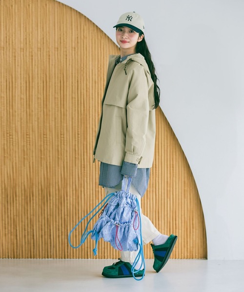 niko and...（ニコアンド）の「オリジナルドロストナップサック（バックパック/リュック・レディース・その他1/その他2/ブルー/ブラック/アイボリー・0）」の17枚目の写真