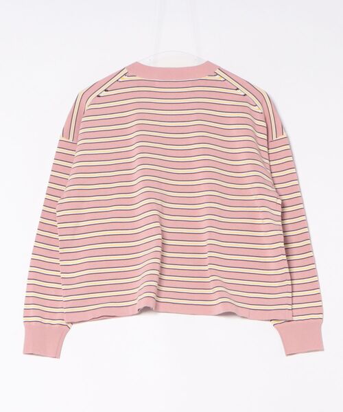 Tiara(ティアラ)の「マルチボーダーニット(ニット/セーター・レディース・ピンク/キャメル・FREE)」の3枚目の写真