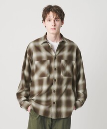 5525Gallery（ゴーゴーニーゴーギャラリー）の「【別注】 ＜5525gallery＞オンブレ チェック シャツ（シャツ/ブラウス）」