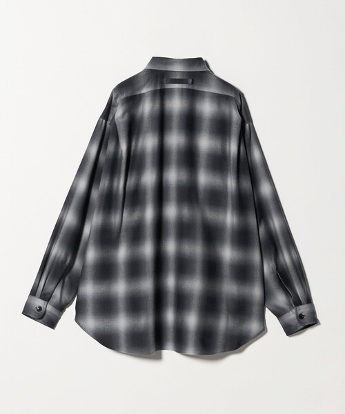 5525Gallery(ゴーゴーニーゴーギャラリー)の「【別注】 <5525gallery>オンブレ チェック シャツ(シャツ/ブラウス・メンズ・ダークブラウン/ブラック・M/L)」の21枚目の写真