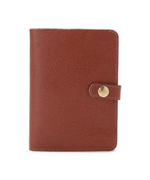 極美品 イルビゾンテ 本革 レザー ラウンド ウォレット 財布 レッド IL BISONTE｜イル ビゾンテの財布（レッド/赤色系・レザー・本革）通販