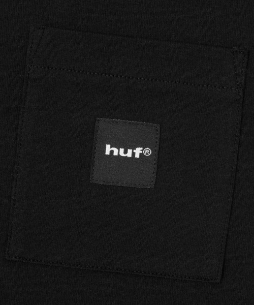 HUF(ハフ)の「BOX LOGO POCKET LS TEE(Tシャツ/カットソー・メンズ・ブラック/ダークグリーン/オレンジ系その他/ホワイト・S/M/L/XL/XXL)」の14枚目の写真