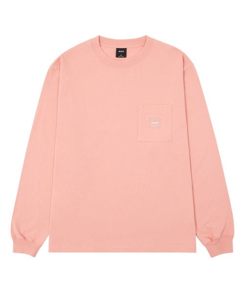 HUF(ハフ)の「BOX LOGO POCKET LS TEE(Tシャツ/カットソー・メンズ・ブラック/ダークグリーン/オレンジ系その他/ホワイト・S/M/L/XL/XXL)」の11枚目の写真