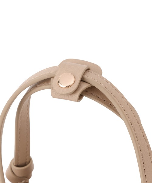 ROPE' PICNIC（ロペピクニック）の「フルーレットパンチングレースミニショルダーバッグ/2WAY（ショルダーバッグ・レディース・オフホワイト/ベージュ系その他/ブラウン・FREE）」の8枚目の写真