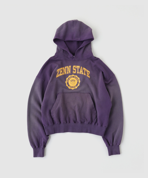 KOZABURO ZENN STATE PRINT FADED HOODIE