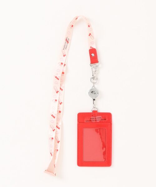 Cath Kidston(キャスキッドソン)の「ランヤード Valentines(パスケース・レディース・レッド・FREE)」の4枚目の写真