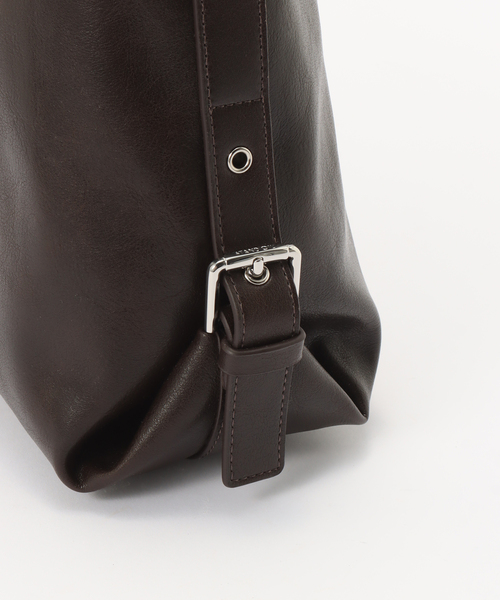 STANDOIL（スタンドオイル）の「【Geek Office / ギークオフィス】STAND OIL / Mushy Bag（ハンドバッグ・レディース・キャメル/ブラウン・FREE）」の10枚目の写真