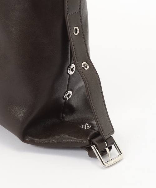 STANDOIL（スタンドオイル）の「【Geek Office / ギークオフィス】STAND OIL / Mushy Bag（ハンドバッグ・レディース・キャメル/ブラウン・FREE）」の11枚目の写真