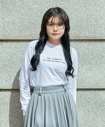 【Nora Lily】「elle」"All i want is to live as who i am." L/S Tee