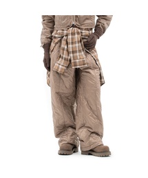 DEFGARMENTS（デフグラメンツ）の「NEEDLE QUILTING PANTS [LIGHT BROWN]（その他パンツ）」