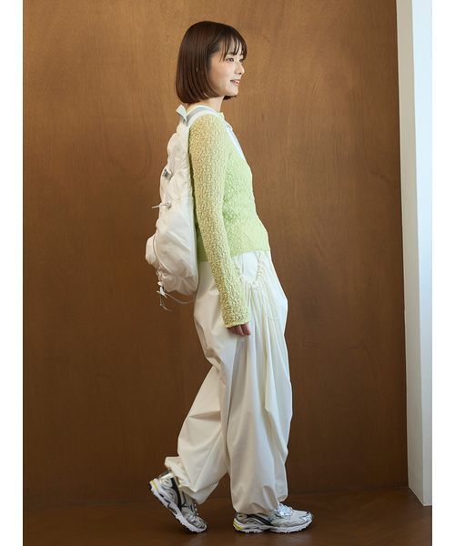 emmi(エミ)の「2wayストレッチレースカットソー(Tシャツ/カットソー・レディース・オフホワイト/オレンジ/ライム/ブラック・F)」の11枚目の写真
