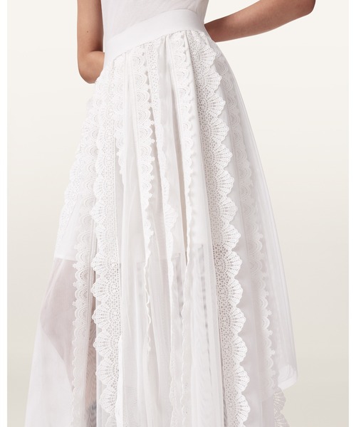 ALLSAINTS(オールセインツ)の「VASHTIE LACE MAXI SKIRT | VASHTIE レース マキシ スカート(スカート・レディース・ホワイト・4/6/8/10)」の3枚目の写真