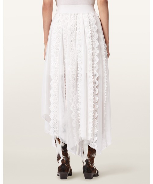 ALLSAINTS(オールセインツ)の「VASHTIE LACE MAXI SKIRT | VASHTIE レース マキシ スカート(スカート・レディース・ホワイト・4/6/8/10)」の5枚目の写真