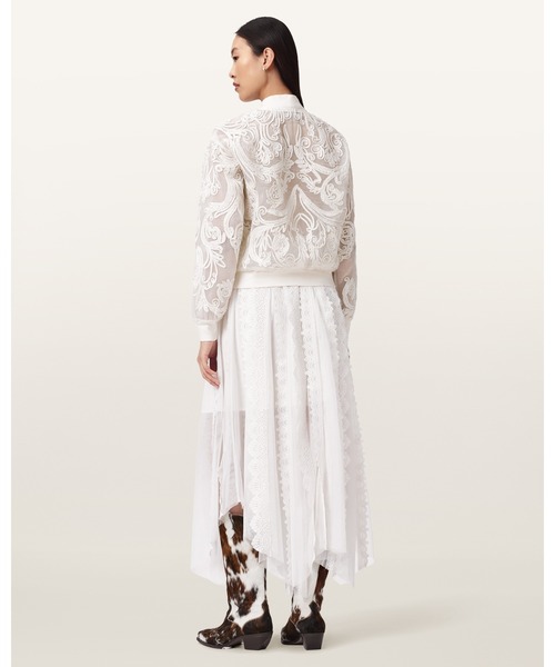 ALLSAINTS(オールセインツ)の「VASHTIE LACE MAXI SKIRT | VASHTIE レース マキシ スカート(スカート・レディース・ホワイト・4/6/8/10)」の6枚目の写真