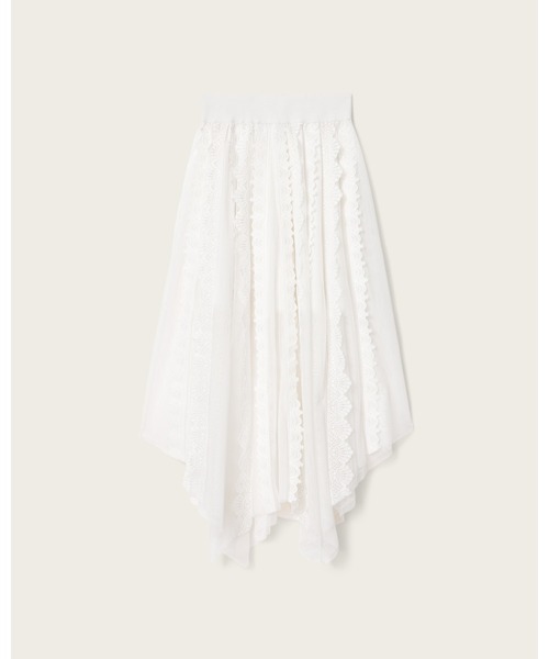 ALLSAINTS(オールセインツ)の「VASHTIE LACE MAXI SKIRT | VASHTIE レース マキシ スカート(スカート・レディース・ホワイト・4/6/8/10)」の7枚目の写真