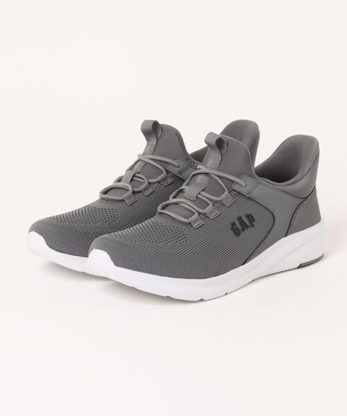 GAP(ギャップ)の「【GAP】メンズ スリッポンスニーカー(スニーカー・メンズ・ブラック/チャコール・26.0cm/27.0cm/28.0cm)」の2枚目の写真