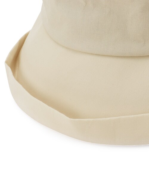 ITS'DEMO(イッツデモ)の「【吸水速乾/抗菌防臭】花粉対策ブルトンハット(ハット・レディース・ダークブラウン/ベージュ/ブラック・00)」の4枚目の写真