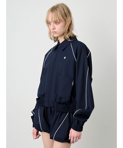 SORIN(ソリン )の「Design Hem Line Blouson/デザインヘム ラインブルゾン(ブルゾン・レディース・チェック/ネイビー・38)」の2枚目の写真