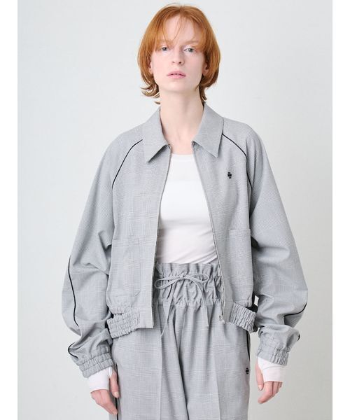 SORIN(ソリン )の「Design Hem Line Blouson/デザインヘム ラインブルゾン(ブルゾン・レディース・チェック/ネイビー・38)」の3枚目の写真