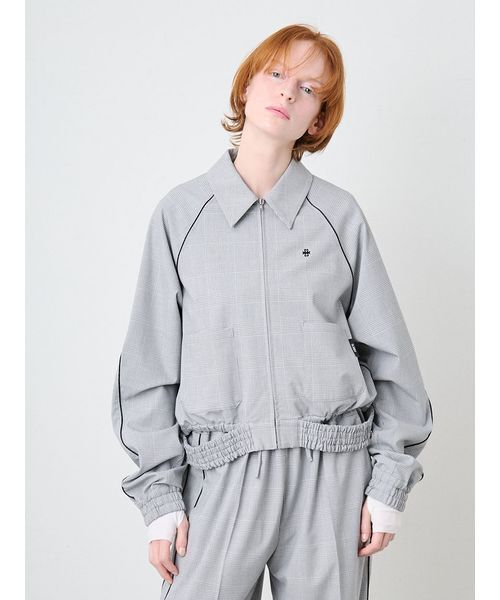 SORIN(ソリン )の「Design Hem Line Blouson/デザインヘム ラインブルゾン(ブルゾン・レディース・チェック/ネイビー・38)」の4枚目の写真