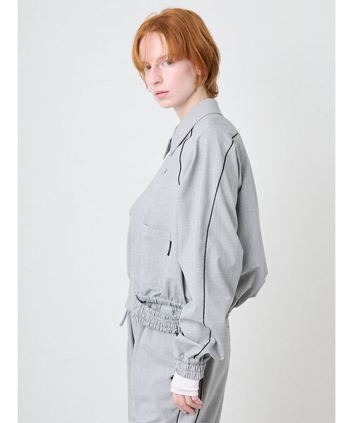 SORIN(ソリン )の「Design Hem Line Blouson/デザインヘム ラインブルゾン(ブルゾン・レディース・チェック/ネイビー・38)」の5枚目の写真
