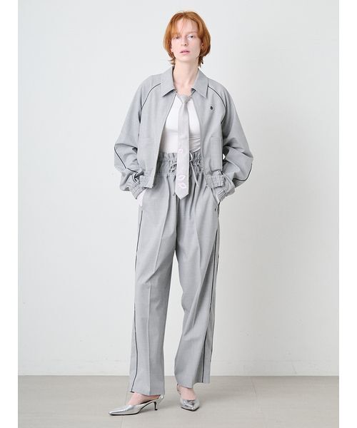 SORIN(ソリン )の「Design Hem Line Blouson/デザインヘム ラインブルゾン(ブルゾン・レディース・チェック/ネイビー・38)」の8枚目の写真