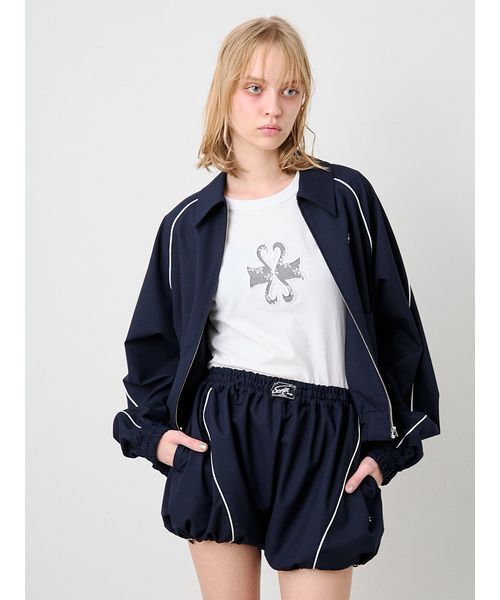 SORIN(ソリン )の「Design Hem Line Blouson/デザインヘム ラインブルゾン(ブルゾン・レディース・チェック/ネイビー・38)」の20枚目の写真