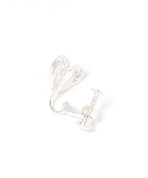 LAKOLE（ラコレ）の「グロッシーファイスハートイヤリング / 656222（イヤリング・レディース・その他2/その他1・FREE）」の3枚目の写真