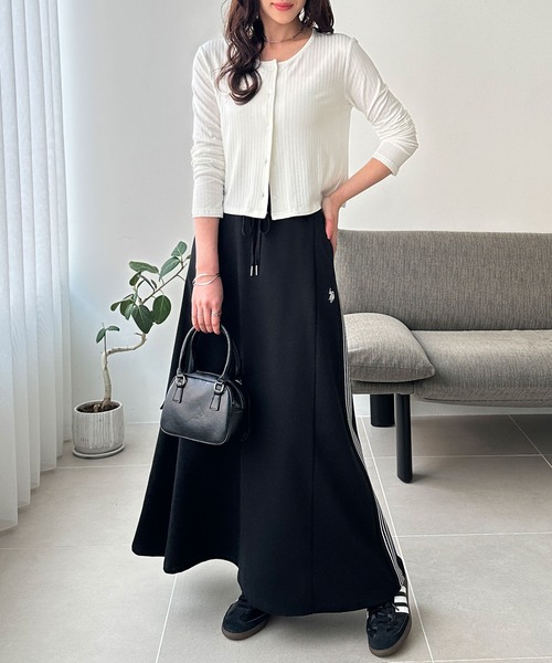 U.S. POLO ASSN.（ユーエスポロアッスン）の「GeeRA別注【U.S. POLO ASSN.】サイドラインスカート（スカート・レディース・ブラック/グレー・SMALL/MEDIUM/LARGE/X-LARGE）」の6枚目の写真