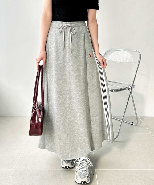 U.S. POLO ASSN.（ユーエスポロアッスン）の「GeeRA別注【U.S. POLO ASSN.】サイドラインスカート（スカート・レディース・ブラック/グレー・SMALL/MEDIUM/LARGE/X-LARGE）」の10枚目の写真