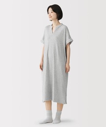 無印良品（ムジルシリョウヒン）の「婦人 着るタオル 両面パイル 半袖ワンピース（ルームウェア/パジャマ）」