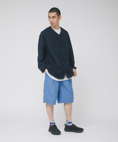 EKAL(エカル)の「『吸水速乾/通気性/軽量』DOT AIR NO COLLOR CARDIGAN(カーディガン/ボレロ・メンズ・ブラック/オレンジ系その他/ネイビー・LARGE/MEDIUM)」の13枚目の写真