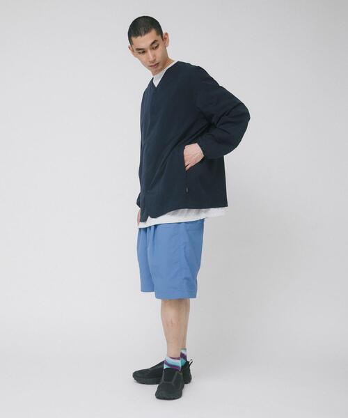 EKAL(エカル)の「『吸水速乾/通気性/軽量』DOT AIR NO COLLOR CARDIGAN(カーディガン/ボレロ・メンズ・ブラック/オレンジ系その他/ネイビー・LARGE/MEDIUM)」の14枚目の写真