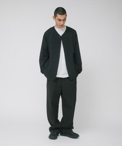 吸水速乾/通気性/軽量』DOT AIR NO COLLOR CARDIGAN（カーディガン